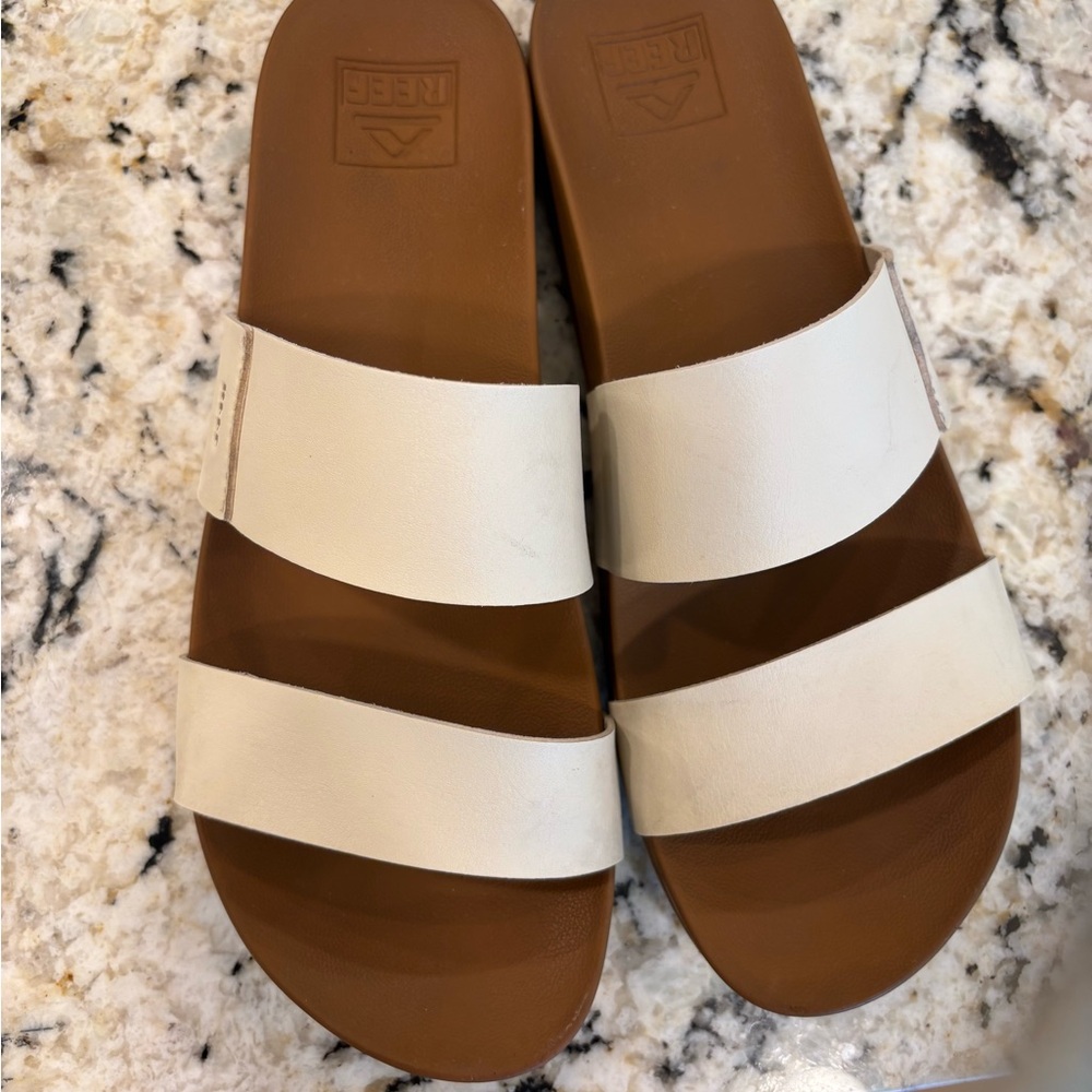 Reef Cushion Vista Vintage color Slide Sandals